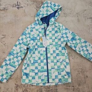 Cat & Jack Boy's Rain Jacket Shark‎ Print Size Small 6-7